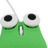 USB Wired Cute Mouse for Kids Ergonomic Design Animal Green Frog Shape Corded Computer Mouse for Laptop PC