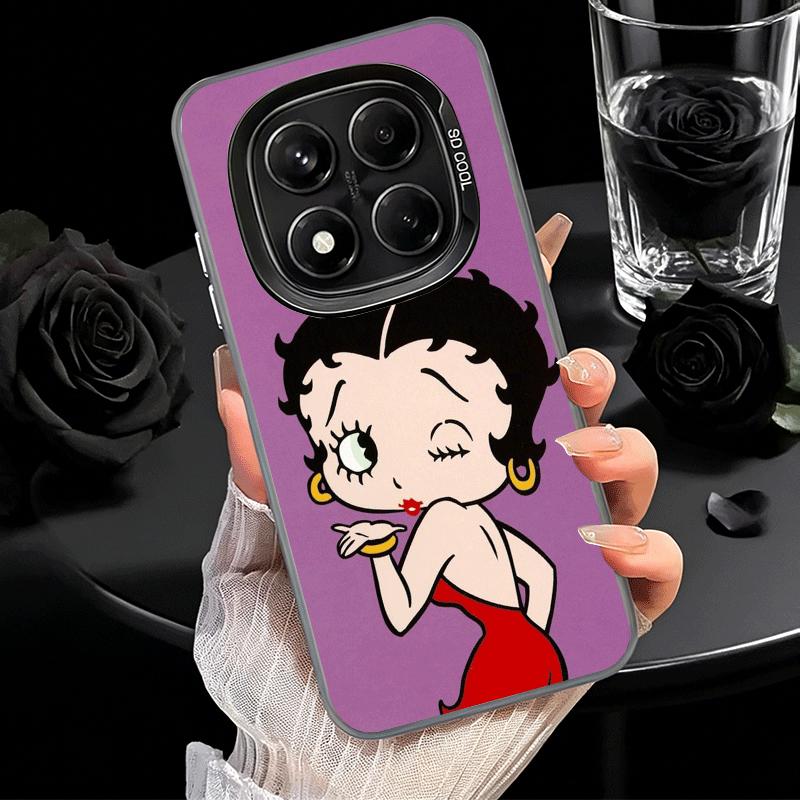 B-Bettys B-Boops Girl Soft Phone Case for Xiaomi Redmi Note 13 14 15 Pro Plus 12S 12 11S 11 11T 10S 10 Shockproof Cover Back She