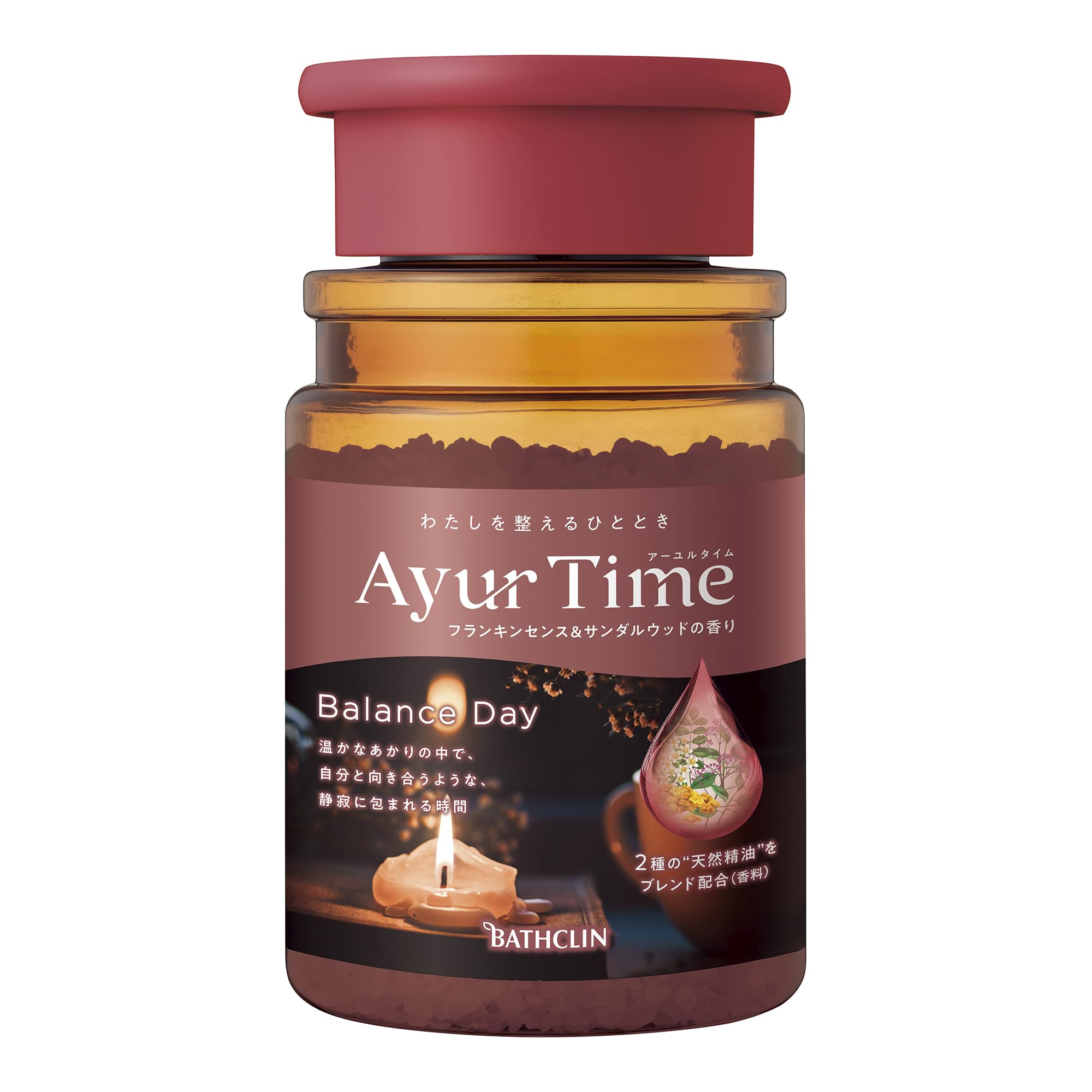 

Ayurtime Balance Day Bath Ладан Сандал 520г Бутылка 13 Натуральных Эфирных Масел Соли и Аромат, (приблизительно. Порции),