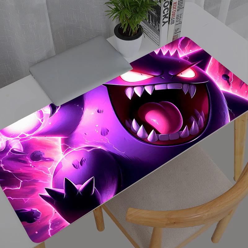Computer Varmilo Keyboard Mouse Pad Anime Pokemon Pikachu Gengar Gaming Accessories Table XXL Gamer Carpet Desk Mat Mousepad 800x300x2mm