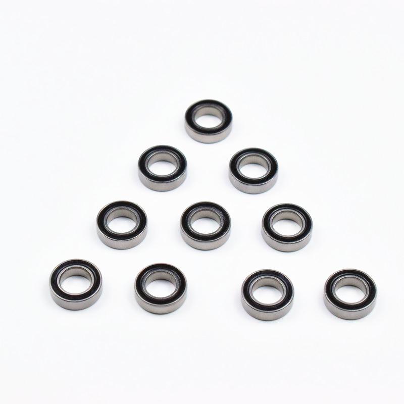 Miniature Bearing MR148RS 10 Pieces 8*14*4(mm) chrome steel Rubber Sealed