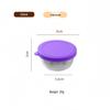 Reusable Sauce Cup with Macaron Lid - 304 Stainless Steel, 40/50/70ML, Portable Dipping or Seasoning Dish.