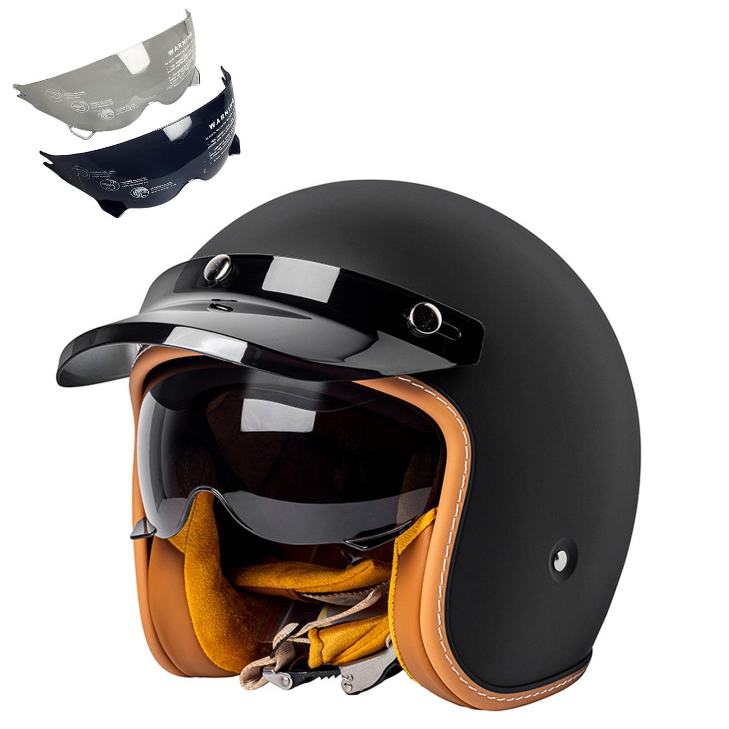 

MT-5 Helmet Electric Vehicle Men s and Women s Half Helmets Built-in Goggles Cycling Helmets Four Seasons Battery Car Helmets XXL матовый черный