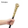 Golden Black Puppy Bulldog Dog Walking Cane Fashion Walking Stick Gentleman Luxury Crosier Knob Walking Stick 93cm
