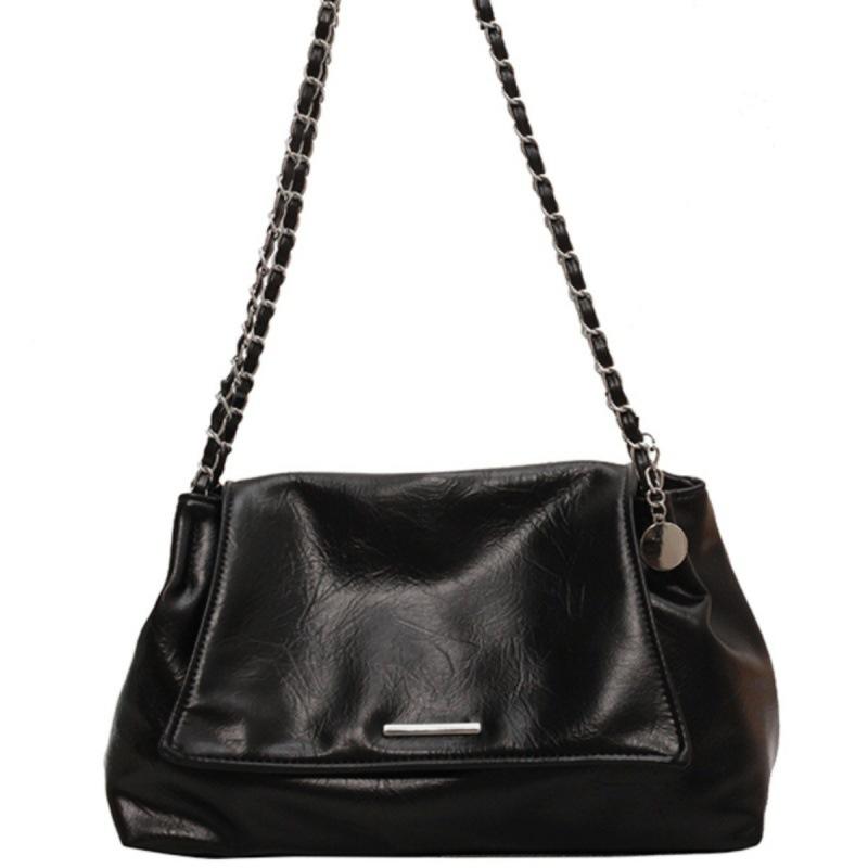 Casual Soft-Sided Tote Bag Large-Capacity Bag Women'S Popular Versatile Chain Bag Shoulder Bag