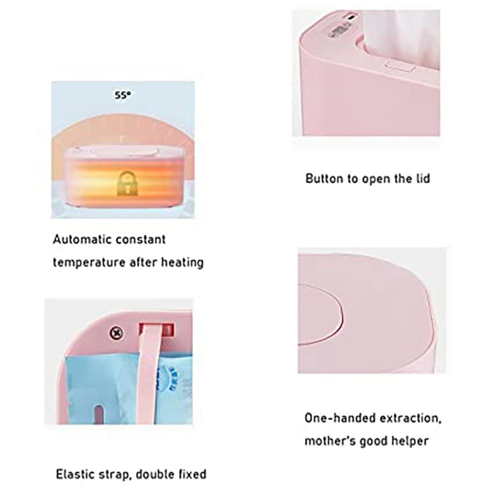 Good-New Baby Wipe Warmer Napkin Heating Warmer Home Use Mini Wipe Warmer Car Use Wipe Warmer White