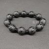 Ethnic Matte Six-Character Mantra Bead Bracelet - Perfect Birthday Gift