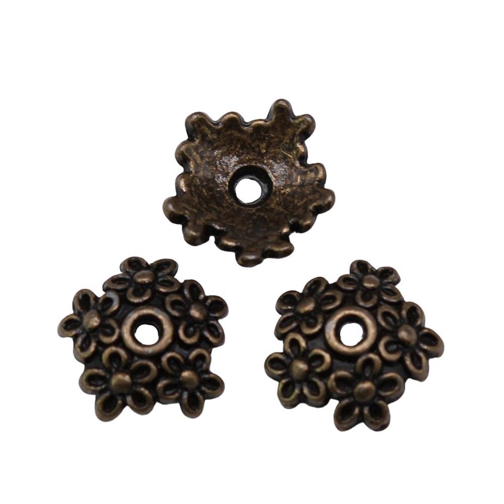 Flower Bead Cap Spacer Findings Ornate Covers For DIY Jewelry Making Materials