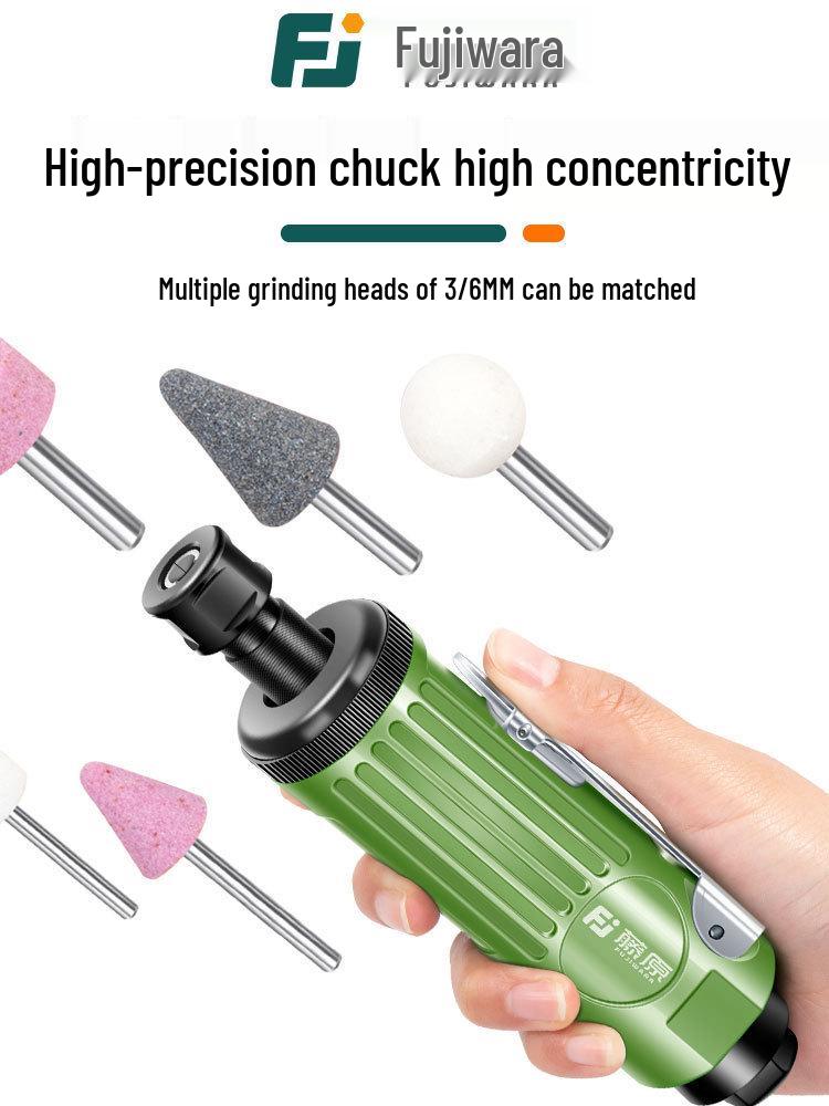 Fujiwara Pneumatic Engraver & Tire Repair Polisher - Low Speed Air Grinder & Sander