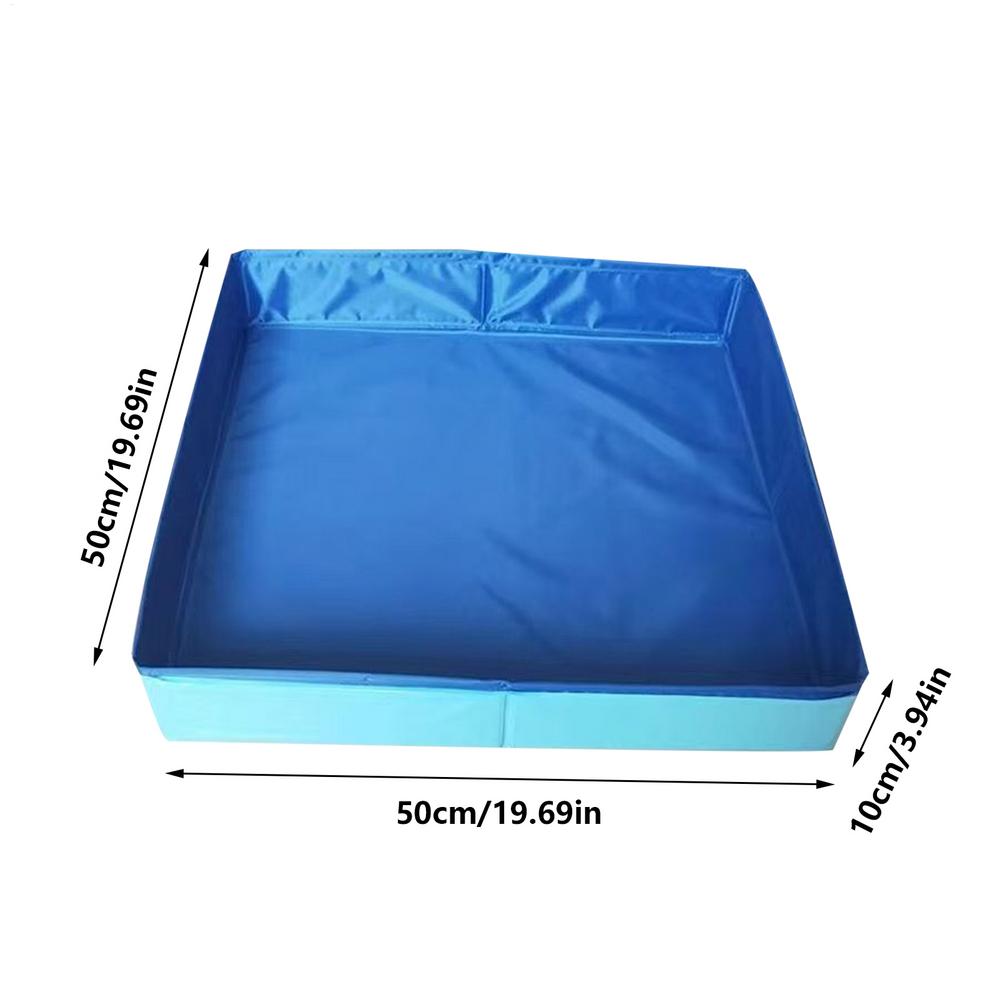 Pet Bath Pool PVC Folding Swimming Pool for Dog Save Non-Inflatable Space Pet Puppy Paddling Tub for Puppy Cats Other Animals