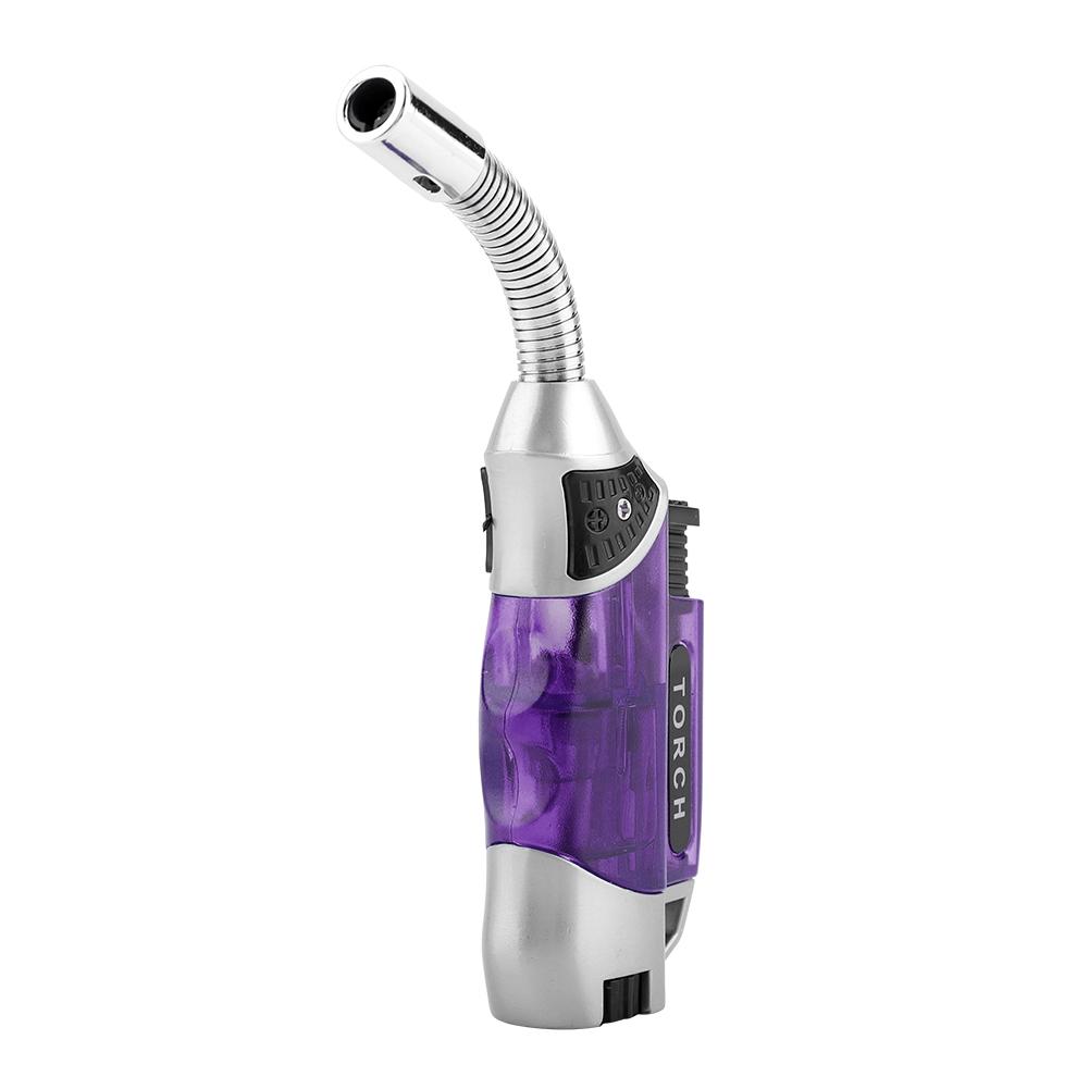 Electric Windproof Gas Lighter BBQ Stove Cooker Igniter (Transparent)