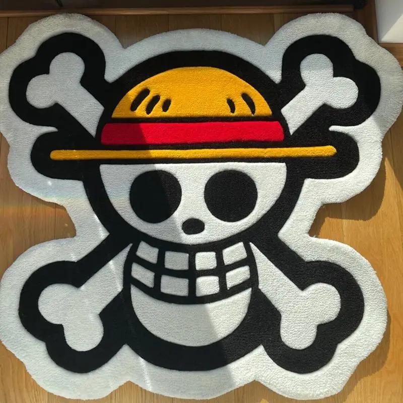 Alfombra de una pieza Anime Manta de mesita de noche Felpudo Cojín de sofá Sala de estar Dormitorio Cocina Reposapiés Decoración del hogar Regalo Apto para niños Entretenido Divertido