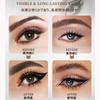 UNYOKE Eyeliner Eyebrow Natural Makeup Coffee Color Double-ended 4-prong Pencil, 2-in-1, Waterproof, Sweat-resistant, Smudge-resistant,