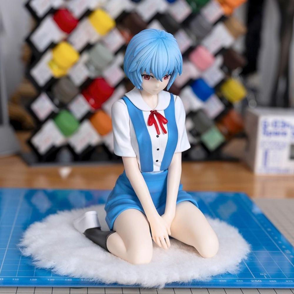 14cm/5.51in Anime Neon Genesis Evangelion Figure Ayanami Rei Action Figures Pvc Statue Collection Model Toys Gifts