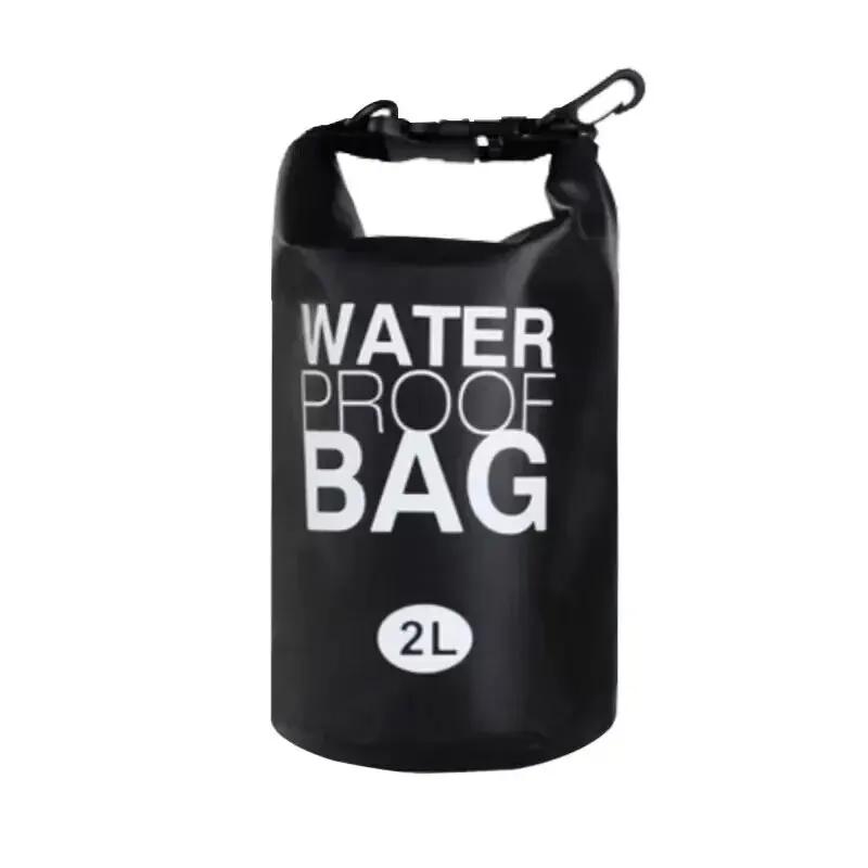 

2 Liter Waterproof Dry Bag Storage Swimming Kayak River Hiking Float Sailing Canoe Diving Compression Backpack чорний