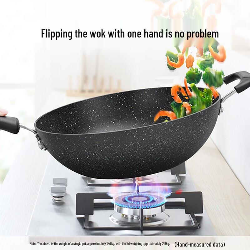 SUPOR Sternenstein Gesunde Serie Antihaft-Wok, 34cm