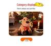 Cartoon Christmas Reindeer Plush Toy - Holiday Decoration & Gift for Girls and Kids.