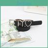 Heart Letter Shaped Metal Buckle Belt Needle Buckle Closure Buttonhole Metal