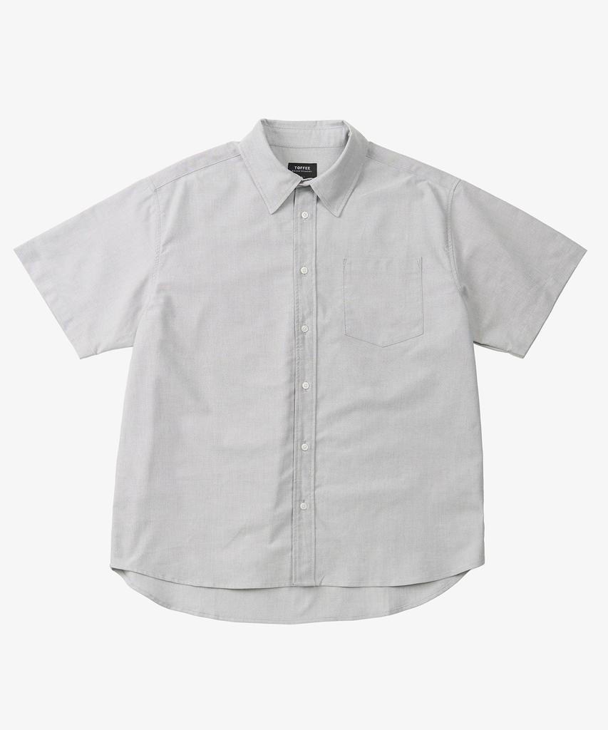 TOFFEE Oxford Half Shirt (4 Colors)