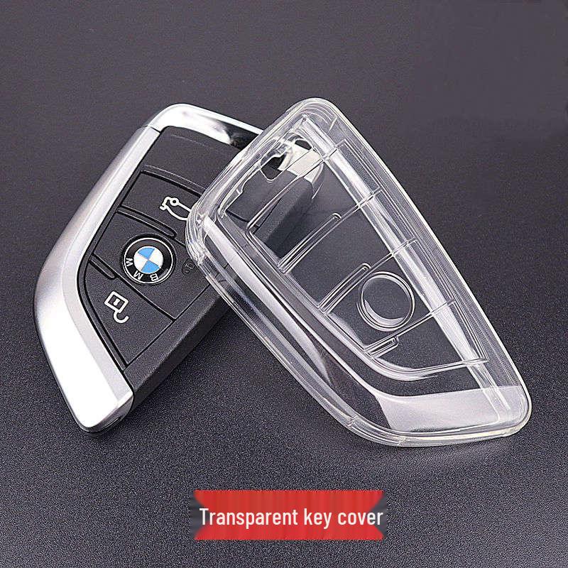 Ultra-Thin Transparent Key Cover for BMW X1-X7, 1, 3, 5, 7 Series