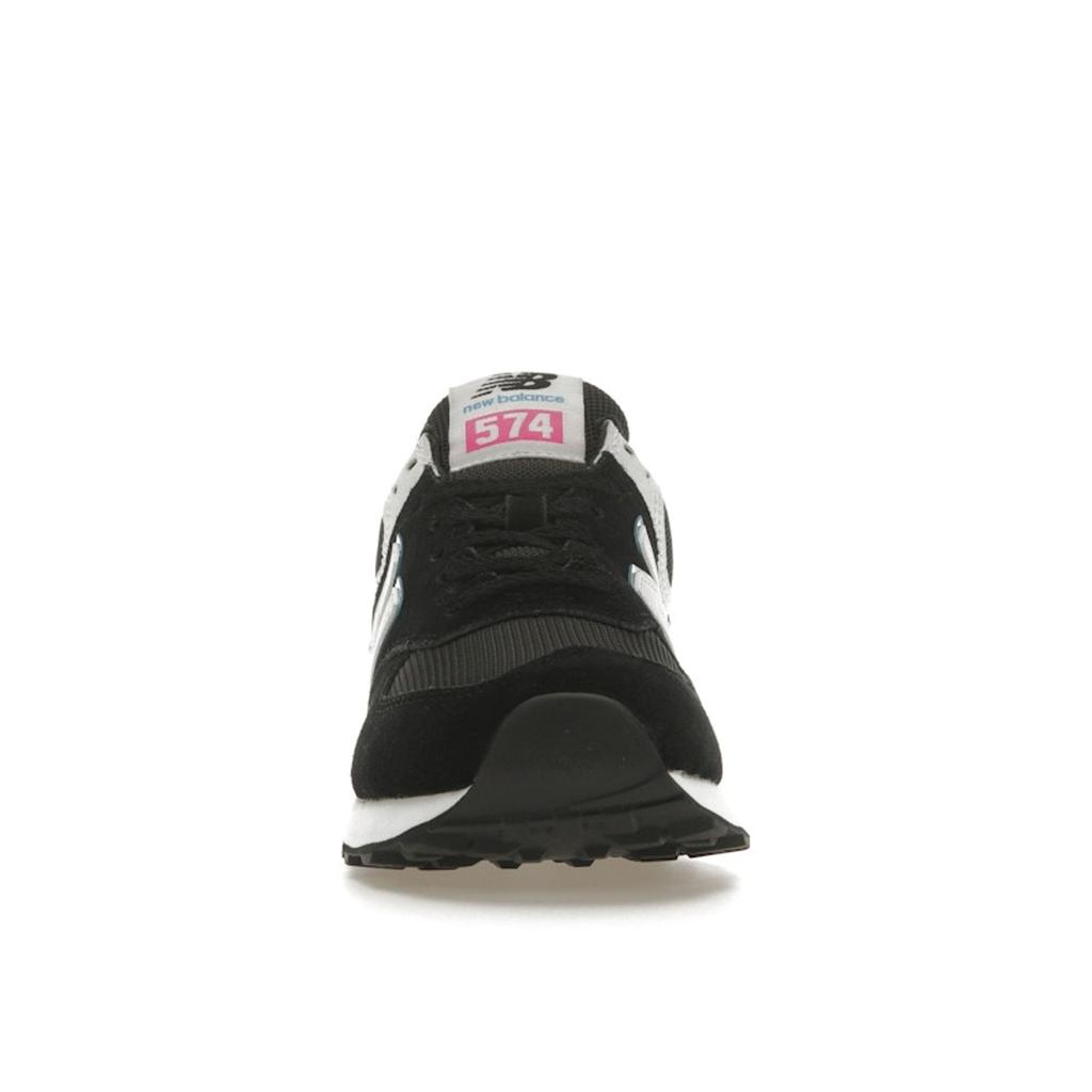 New Balance  574 Black Vibrant Sky Pink Women Sneakers WL574CK2