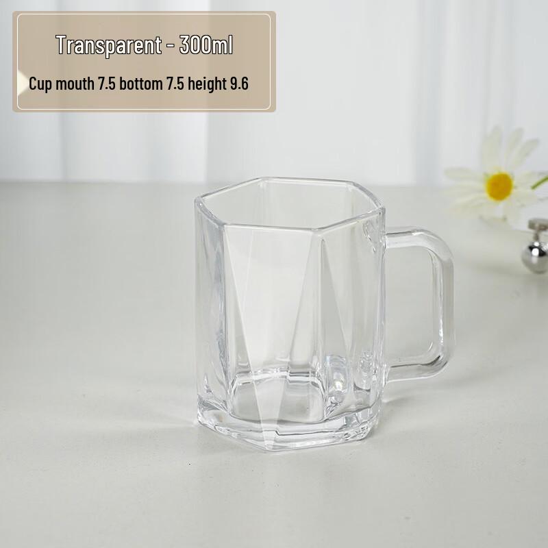 

Shangqi Simple Transparent Glass Mouthwash Cup Set