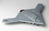 PLATZ US Navy Unmanned Bomber Plastic Model 1/72 X-47B w/GBU-27