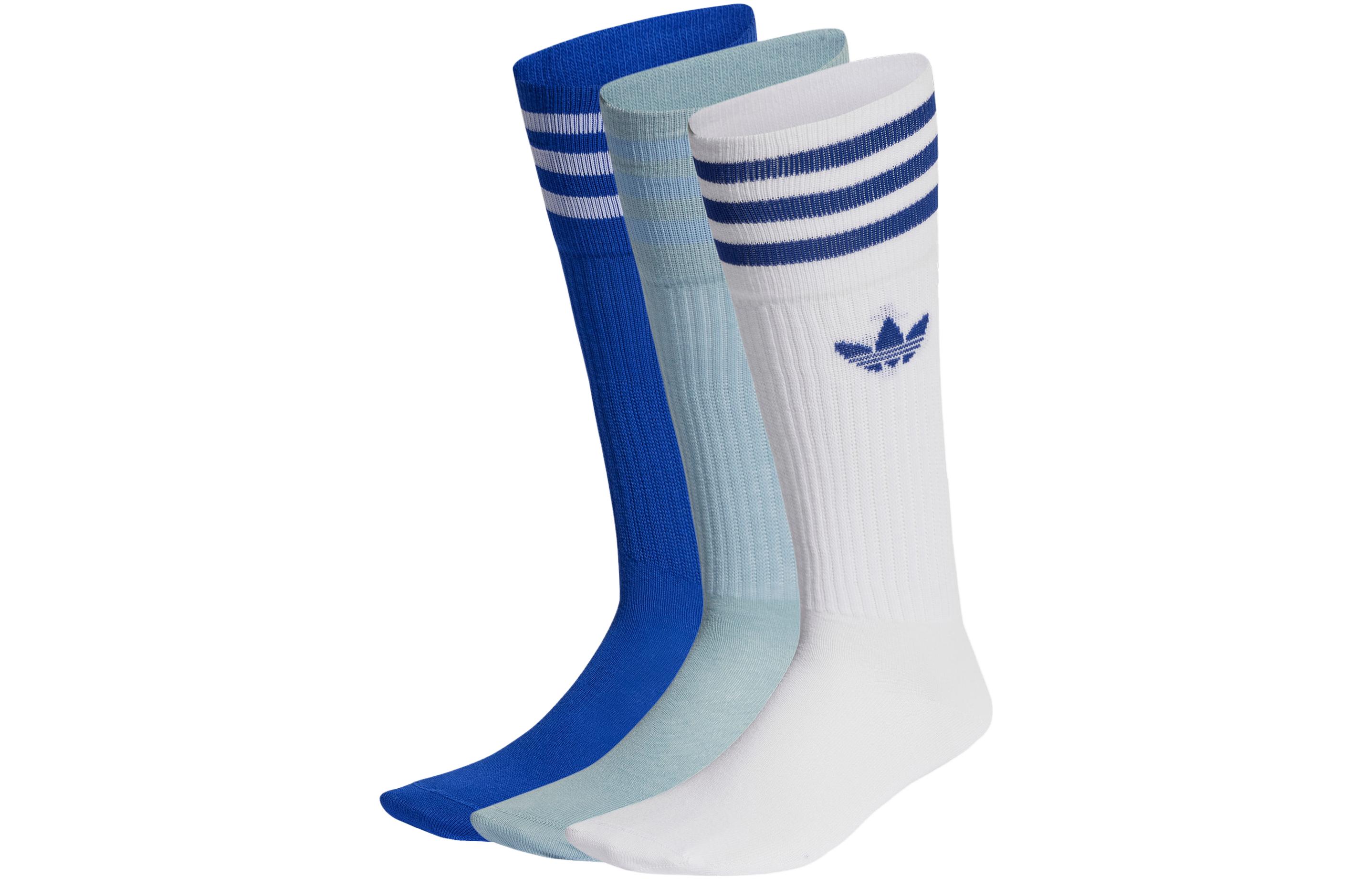 Adidas Originals CREW SOCKS 3 PAIRS Crew Socks Unisex 3 Pack IB9376 M