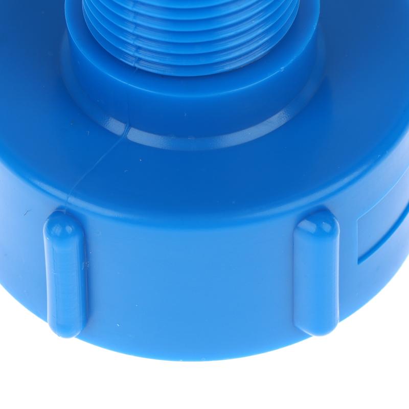 1Pc Ibc Tank Adapter 60Mm To 1/2'' 3/4'' 1'' Fine Thread Water Pipe Connector Bsp Male Reducing Fittings Conversion Joint