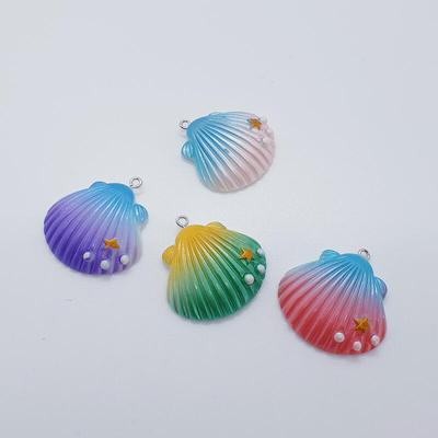 Marine Color Shell Summer Keychain Materials