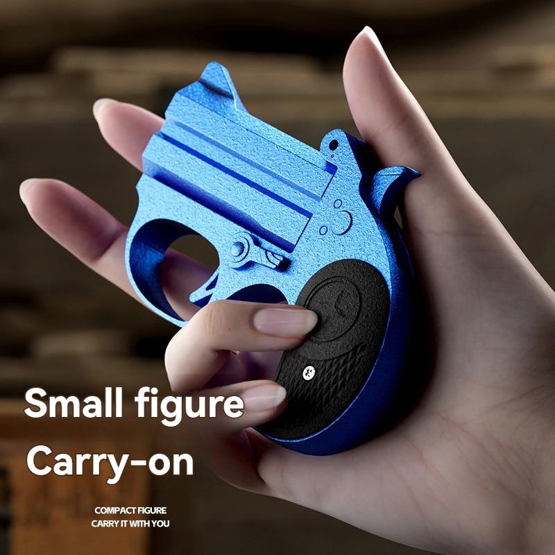 Játékfegyverek MINI revolver pisztoly puha lövedék stresszoldó fegyver lövöldözős játék kézikönyv Airsoft kulcstartó felnőtt gyerekeknek ajándékok