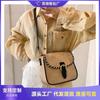 Frosted Texture Small Bag Women's Spring New Shoulder Messenger Bag Work Commuter Bag