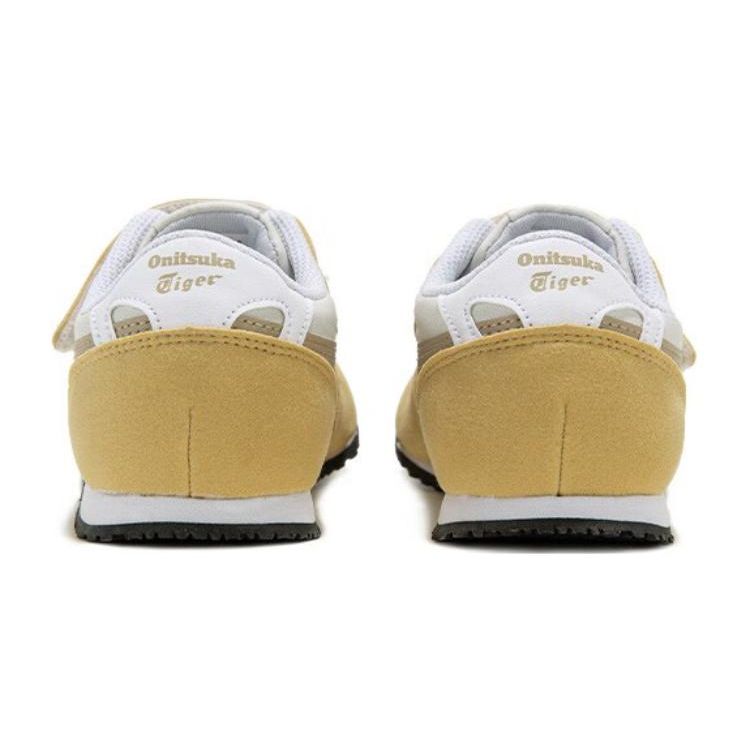 Onitsuka Tiger Comfortable Versatile Shock Absorbing Durable Breathable Low Top Casual Shoes Kids sneaker Yellow 1184A086-750