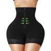 High Waist Zipper Tummy Control Butt Lifting Shaping Slimming Body Shaper Pants