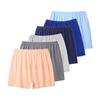 6 PCS Women's Boxers Shorts Underwear Lady Home Underpants Breathable Solid Boxer Cotton Soft Loose Panties For Mother's