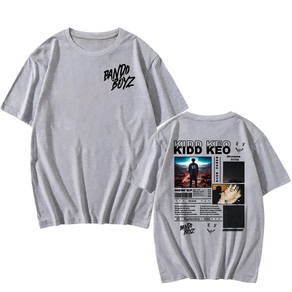 Męskie koszulki Bando Boyz Free Tour 2025 T-shirt Kidd Keo Koszulka z nadrukiem graficznym Letni T-shirt z krótkim rękawem Bawełniany T-shirt Streetwear