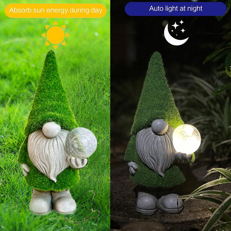 Solcellsträdgårdstomte Vattningskanna Staty Ljus Nyckfull Trädgårdsstaty Dekor För Utomhus Gård Trädgård Gräsmatta Landskapsdekor