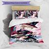 3pcs Genshin Impact5 Cover Set - Personalized Name, HD Printed Bedding with 1 Cover and 2 Pillowcases - Perfect for Home Decor, Easy Care
