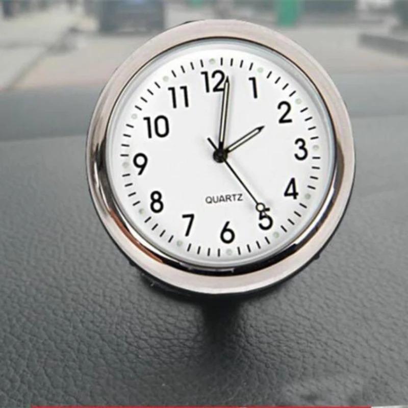Car Clock Ornaments Automotive Digital Decoration Charms Automobiles Interior Dashboard Watch Decor in Auto Accessories