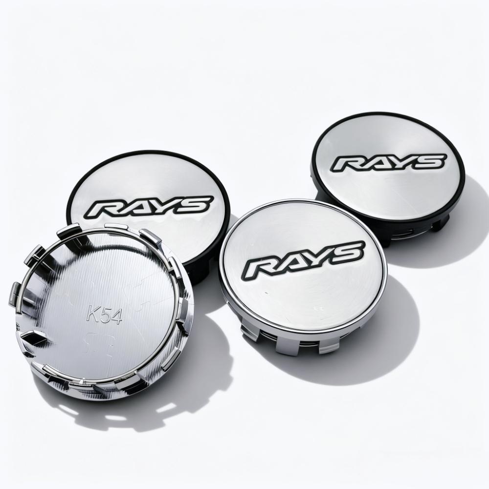4pcs JDM RAYS Racing Logo Emblem Badge Car Wheel Center Caps 54MM 50MM Wheels Hub Cap Rim Hubcaps Dust Cover Replace Accessories
