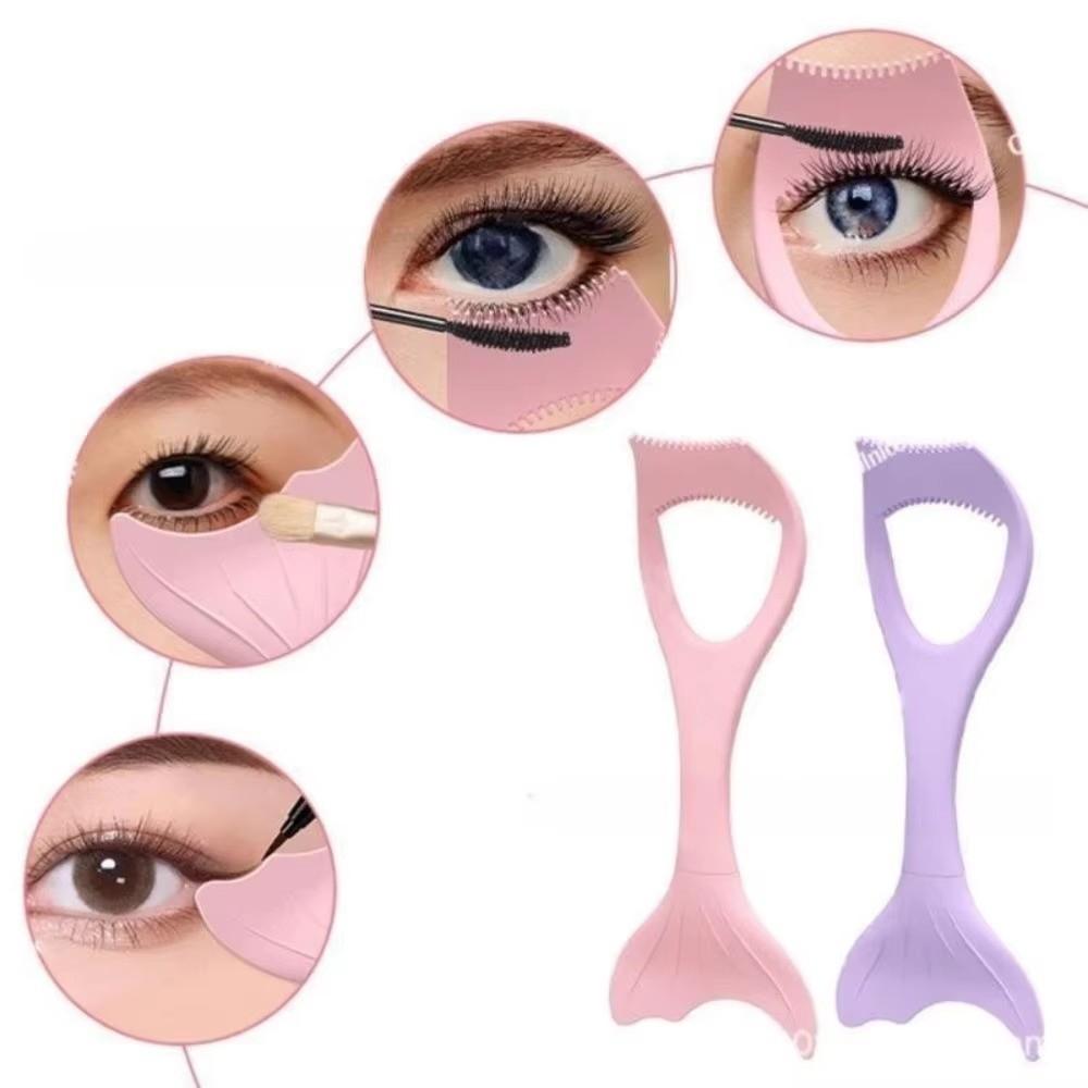 Silicone Eyeliner Aid Mermaid Applicator Guard New Beauty Tool  for Women Girls Beginners