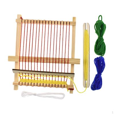 Holz Handwerk Weben Webstuhl Kinder Pädagogisches Spielzeug DIY Mehrzweck Handwerk Hand Maschine für