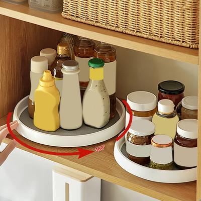 360 Rotante Condimento Rack Multifunzione Dispensa Mobile Giradischi per Cosmetici Accessori da Cucina Organizer Vassoio