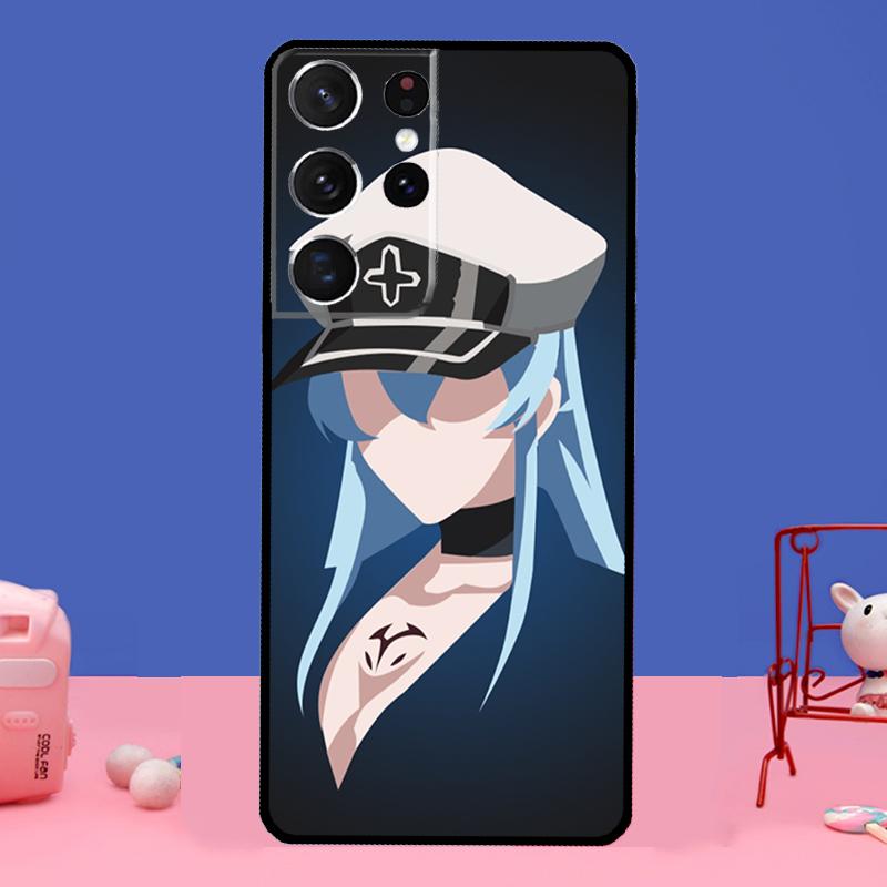 

Чехол для телефона с аниме «Esdeath Akame ga Kill» для Samsung Galaxy S21 Ultra S20 FE S8 S9 S10 S22 Plus Note 20 Ultra Full Cover Note 20 Ultra