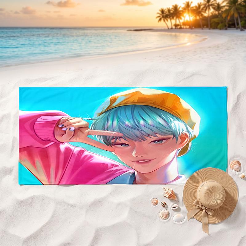 Saja Soft and Comfortable Beach Towel Perfect for Vacations and Poolside Use an Ideal Gift for Summer Holidays