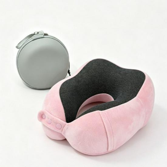 Slow Rebound Memory Foam U-Shape Neck Pillow for Travel