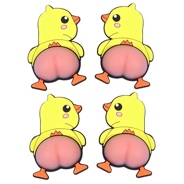 Car Door Anti-collision Stickers Silicone Cartoon Butt Rubber Strips for Auto Rearview Mirror Door Handle Bumper Decals Sticker