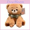 Peluche Orso Coniglio Cane con Decorazione Sciarpa a Quadri per Regalo di Compleanno per Bambini