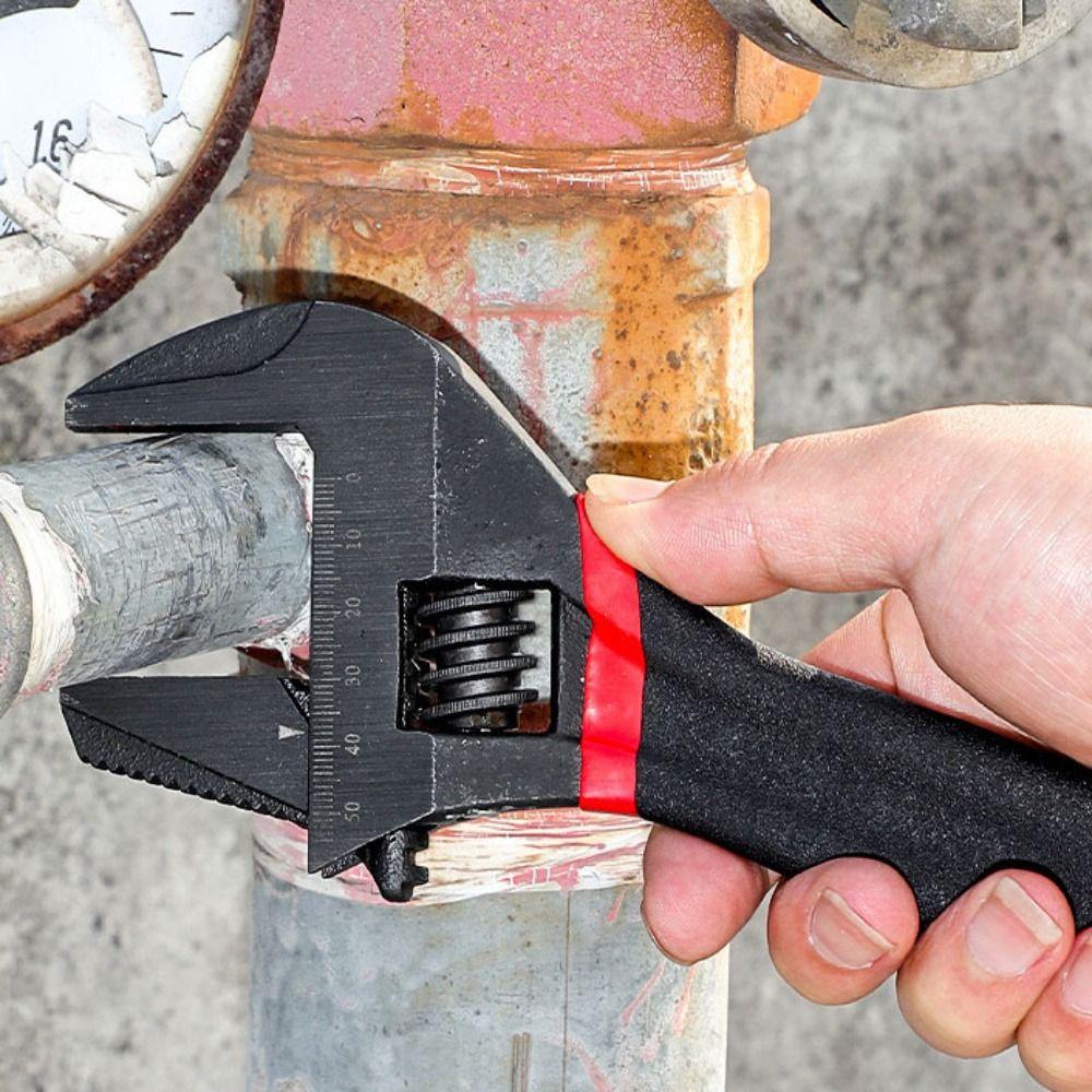 

Non-slip Sink Wrench Adjustable Faucet Spanner Antirust Repair Tools Bathroom 6inch