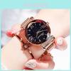 Fashionable Womens Bracelet Watch With Timeless Starry Sky Design And Alloy Case